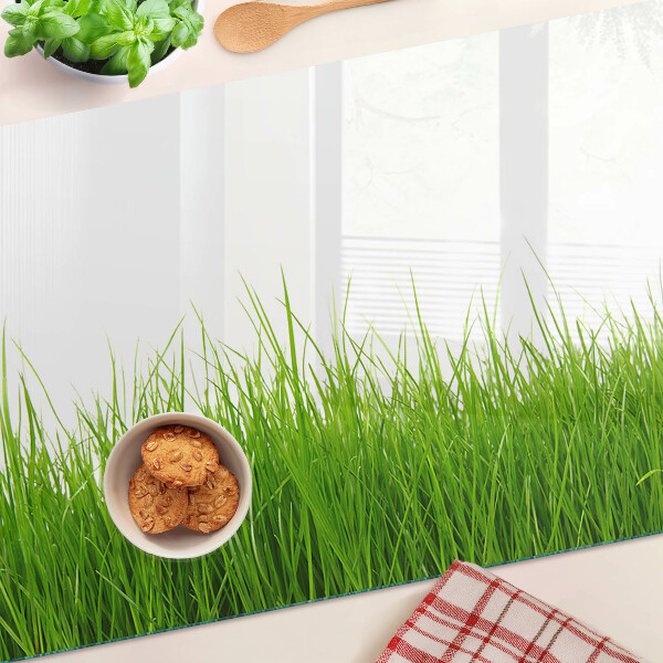 Planche à découper verre L'herbe au soleil