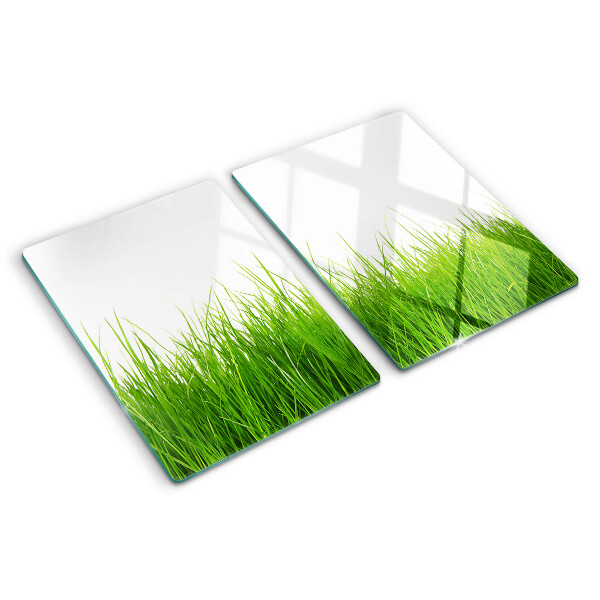 Planche à découper verre L'herbe au soleil
