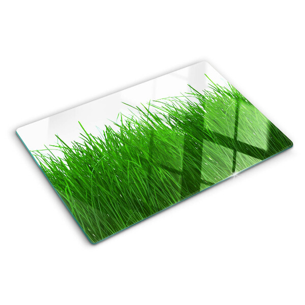 Planche à découper verre L'herbe au soleil