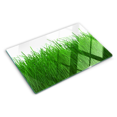 Planche à découper verre L'herbe au soleil