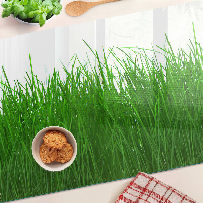 Planche à découper verre L'herbe au soleil