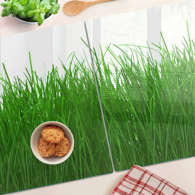 Planche à découper verre L'herbe au soleil