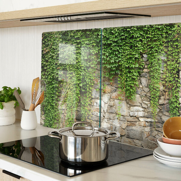 Planche à découper verre Mur végétalisé avec de la mousse