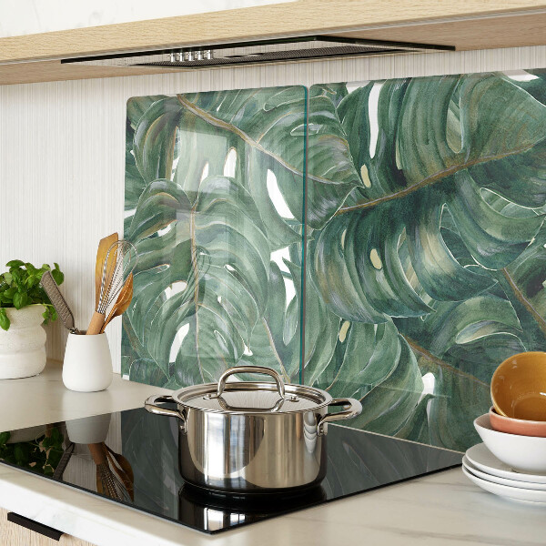 Planche à découper verre Feuilles de Monstera