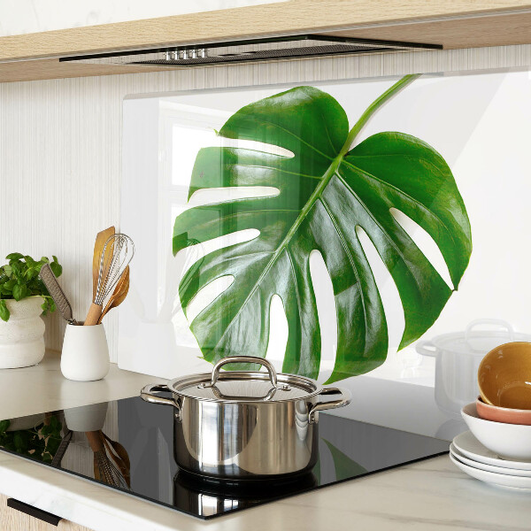 Planche à découper verre Feuilles de Monstera