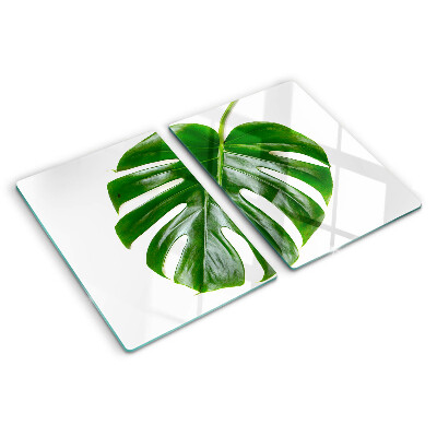 Planche à découper verre Feuilles de Monstera