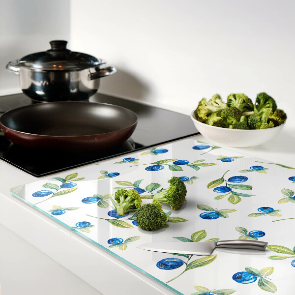 Planche à découper verre Baies sur les brindilles