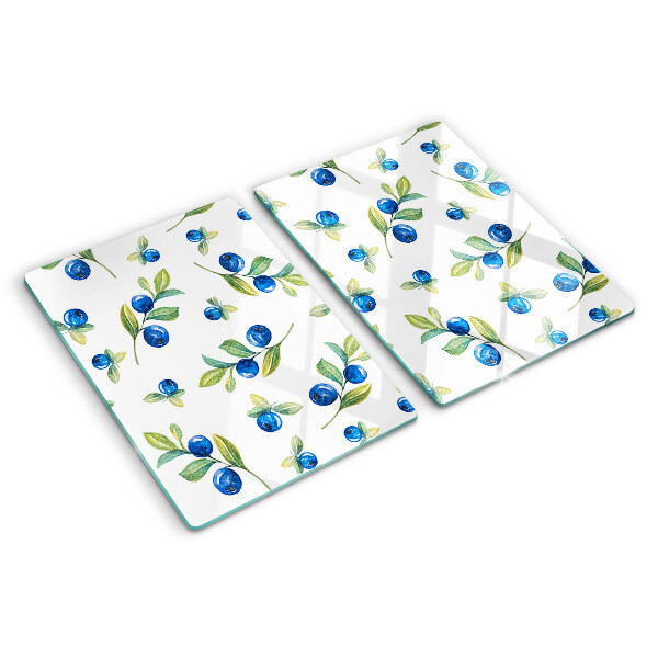 Planche à découper verre Baies sur les brindilles