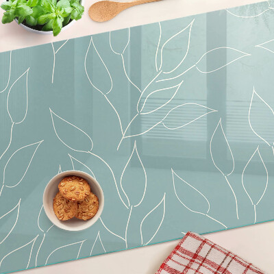 Planche à découper verre Feuilles en arrière-plan