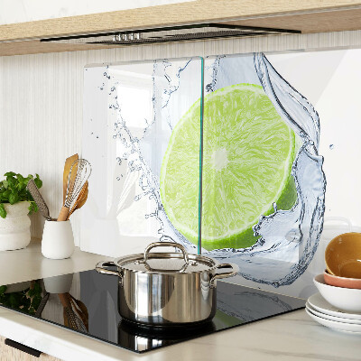 Planche à découper verre Citron dans l'eau
