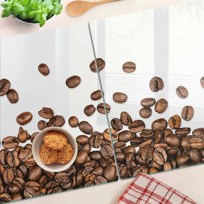 Planche à découper verre Café en grains