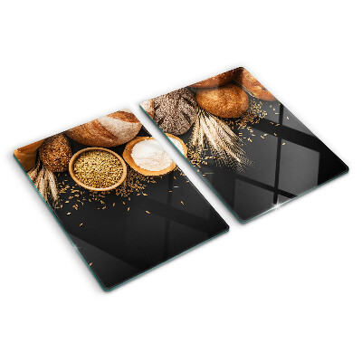 Planche à découper verre Pain et céréales
