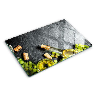 Planche à découper verre Vin et raisins