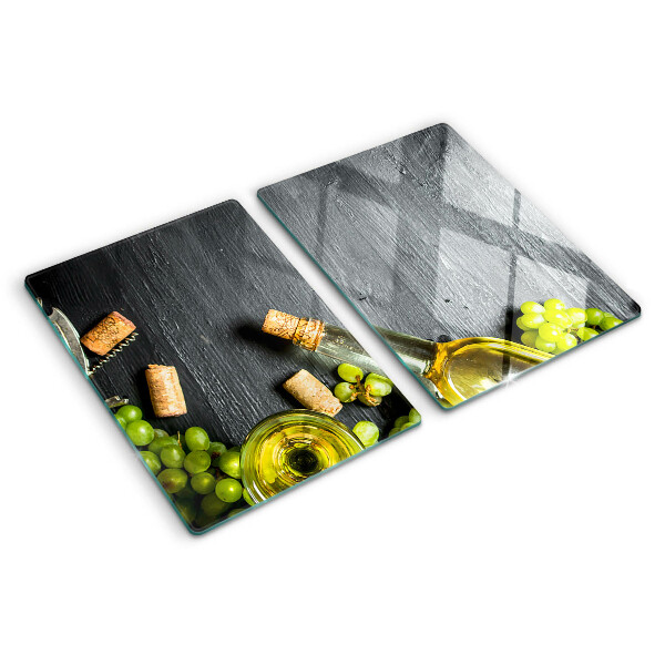 Planche à découper verre Vin et raisins