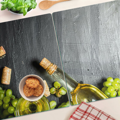 Planche à découper verre Vin et raisins