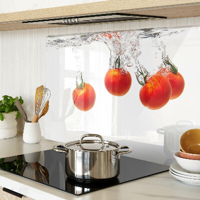 Planche à découper en verre Tomates dans l'eau