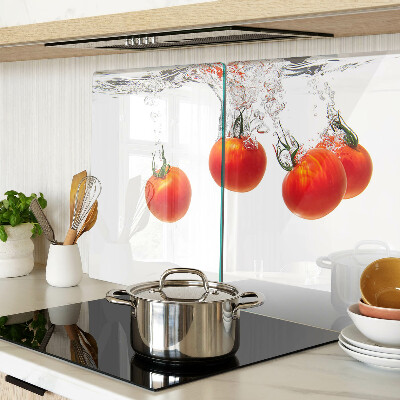 Planche à découper en verre Tomates dans l'eau