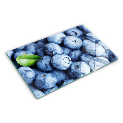 Planche à découper verre Baies avec feuilles