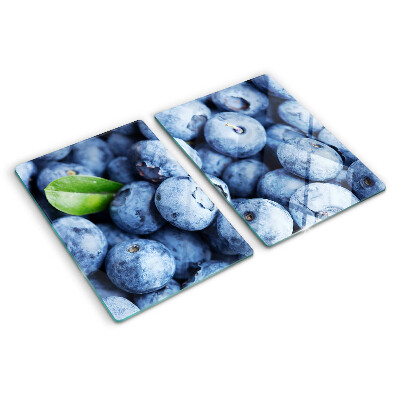 Planche à découper verre Baies avec feuilles