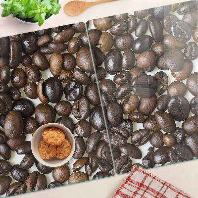 Planche à découper en verre Café en grains