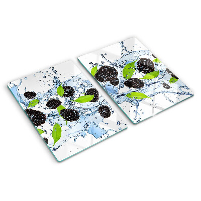 Planche à découper en verre Fruits dans l'eau