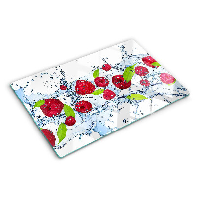 Planche à découper verre Fruits dans l'eau