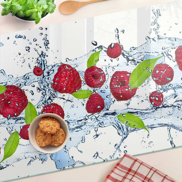 Planche à découper verre Fruits dans l'eau