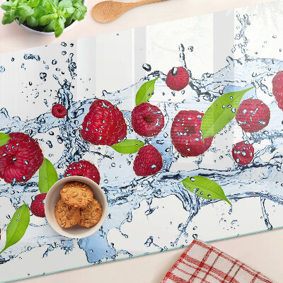 Planche à découper verre Fruits dans l'eau