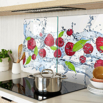 Planche à découper verre Fruits dans l'eau