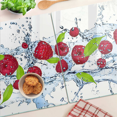 Planche à découper verre Fruits dans l'eau
