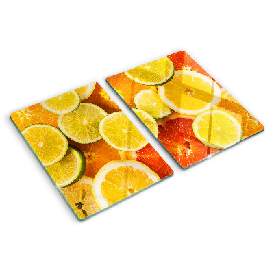 Planche à découper en verre Agrumes et agrumes