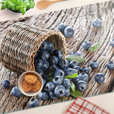 Planche à découper en verre Baies dans un panier