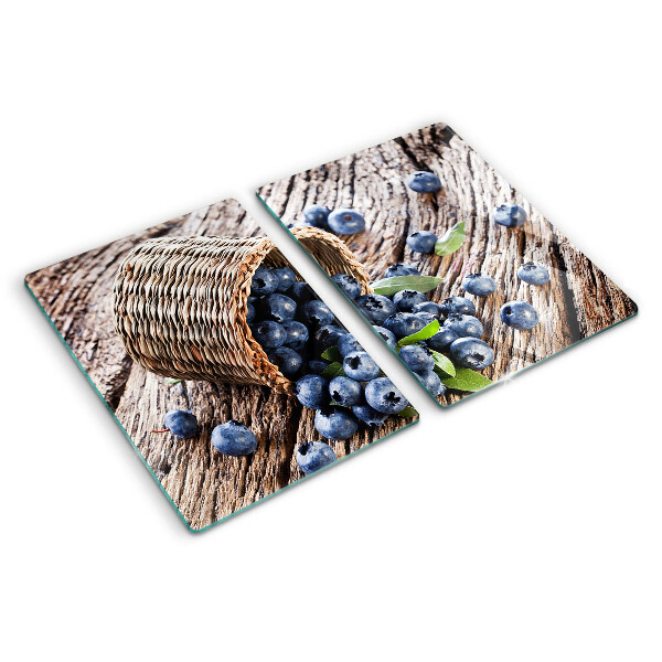 Planche à découper en verre Baies dans un panier