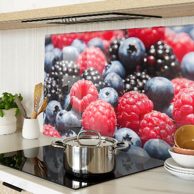 Planche à découper en verre Fruits des bois
