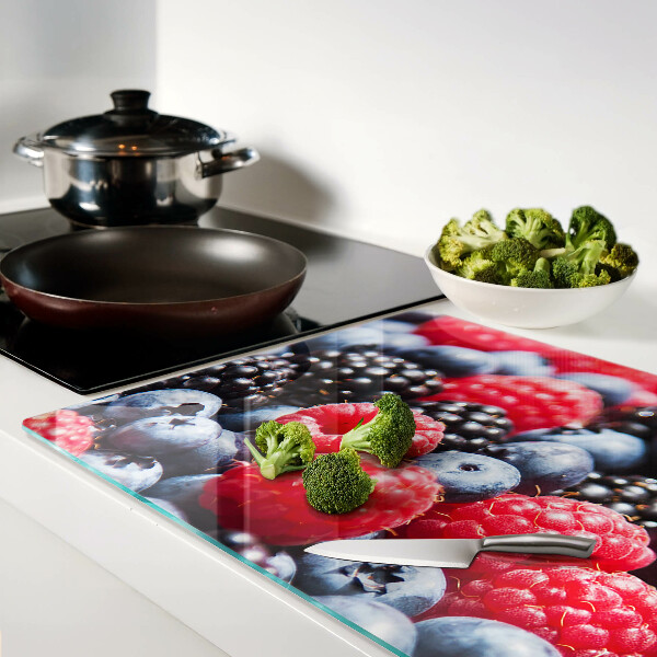 Planche à découper en verre Fruits des bois