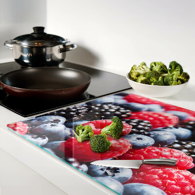 Planche à découper en verre Fruits des bois