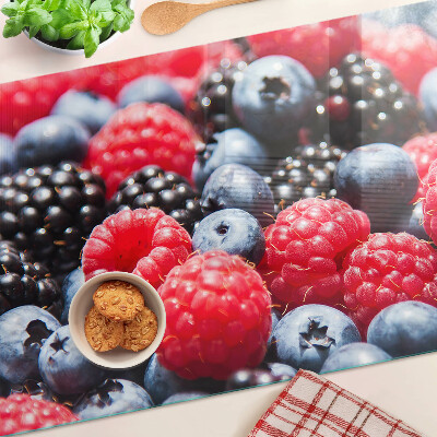 Planche à découper en verre Fruits des bois