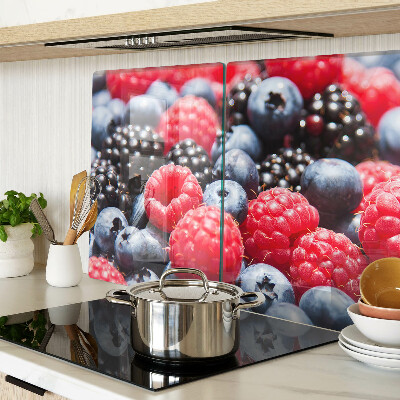 Planche à découper en verre Fruits des bois
