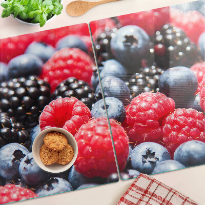 Planche à découper en verre Fruits des bois