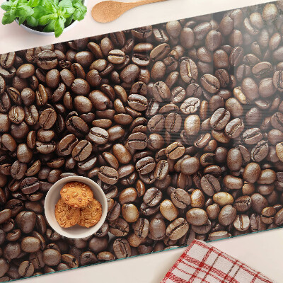 Planche à découper en verre Café en grains
