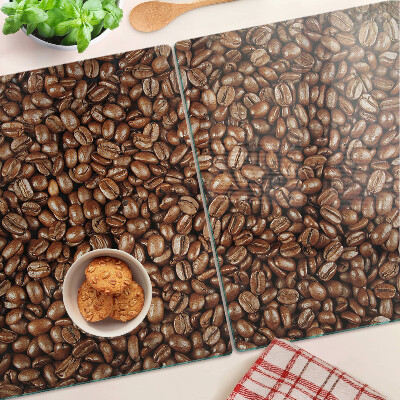 Planche à découper en verre Café en grains