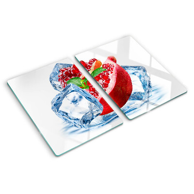 Planche à découper verre Grenade dans la glace
