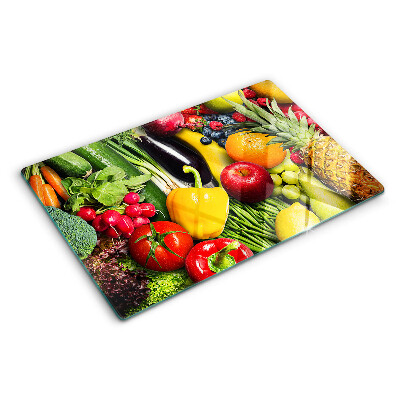 Planche à découper verre Fruits et légumes