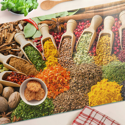 Planche à découper verre Épices et herbes