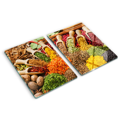 Planche à découper verre Épices et herbes
