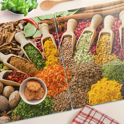 Planche à découper verre Épices et herbes