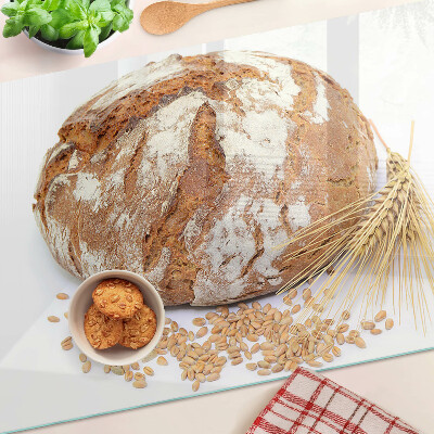 Planche à découper en verre Pain et céréales
