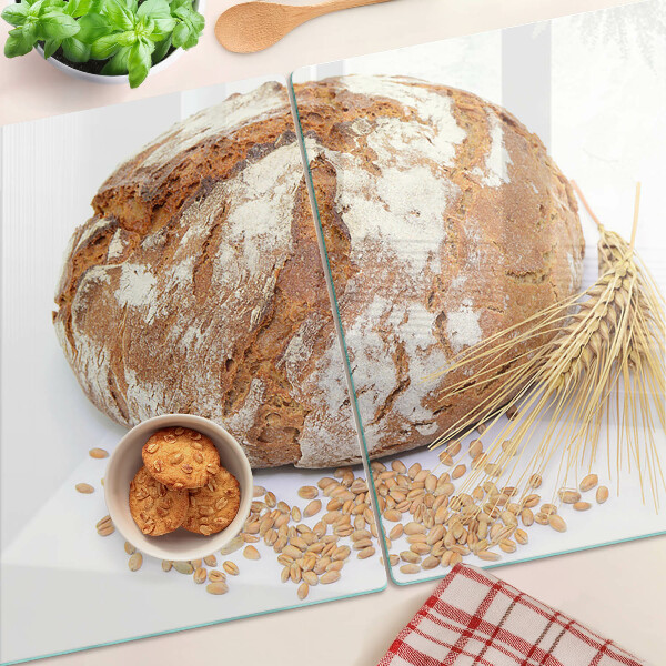 Planche à découper en verre Pain et céréales