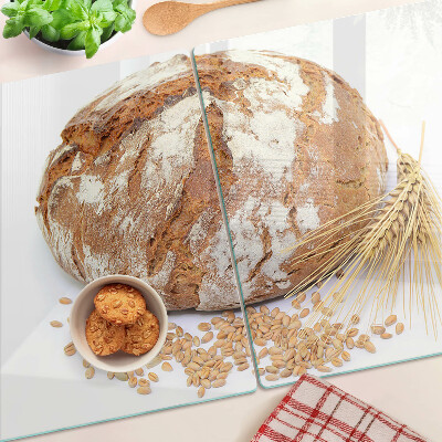 Planche à découper en verre Pain et céréales