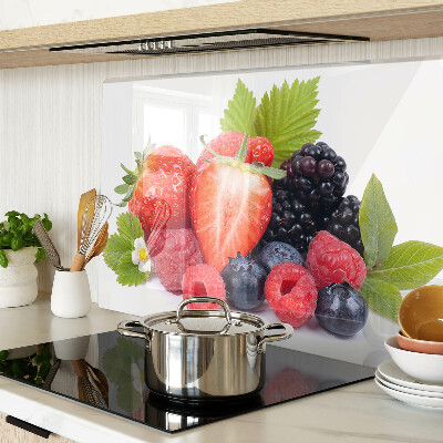 Planche à découper en verre Fruits des bois